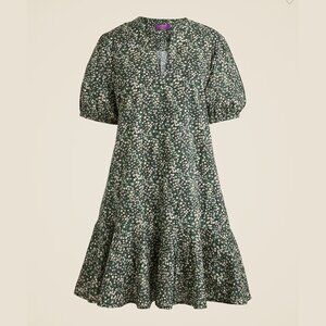 J. Crew Delilah Dress in Liberty Marguerite Fabric Black Multi size small